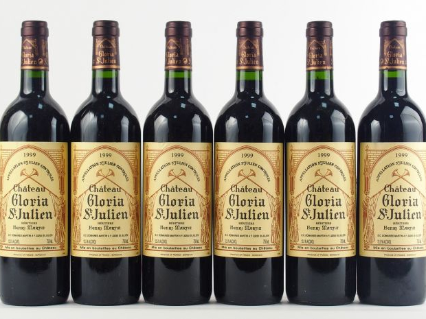 6 BOUTEILLES CHÂTEAU GLORIA ST JULIEN - 1999