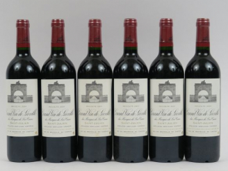 Vente aux enchères 6 BOUTEILLES CHÂTEAU LEOVILLE LAS CASES GCC ST JULIEN - 2001 - CBO