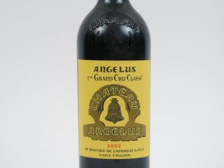 Vente aux enchères 1 BOUTEILLE CHÂTEAU ANGELUS 1er GCC ST EMILION - 2002
