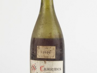 Vente aux enchères 1 BOUTEILLE BOURGOGNE CHARMES DES CAVES SYNDICALES - 1919 - 10 CM/CAPS