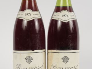 2 BOUTEILLES POMMARD 1er CRU 'LES RUGIENS' H. BOILLOT -1976 - 2,5 CM/3