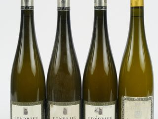 4 BOUTEILLES CONDRIEU CUILLERON : 3 LES CHAILLETS 2007 - 1 LES CHAILLE