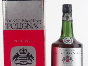 1 BOUTEILLE COGNAC PRINCE HUBERT DE POLIGNAC 'COURONNE' - COFFRET