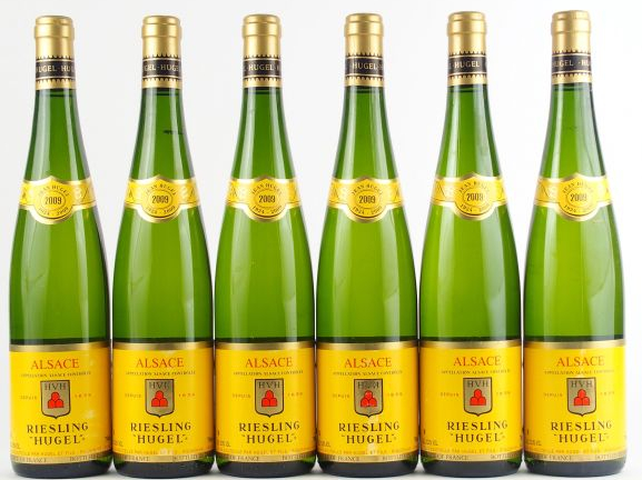 6 BOUTEILLES RIESLING J. HUGEL - 2009