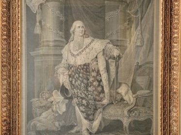 Gravure en noir « Sa majesté Charles X »	 Gravure en noir « Louis XVII