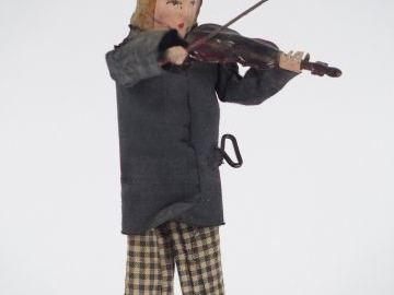 Petit automate mécanique fernand Martin 'le gai violonniste', bel état