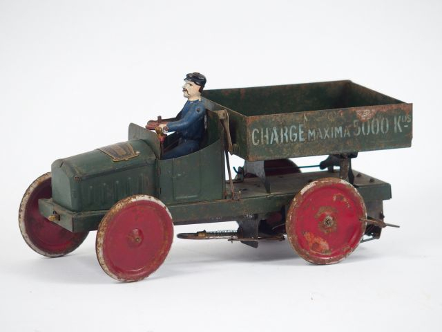 Les auto transports de VB, jouet français début XXème mécanique avec c