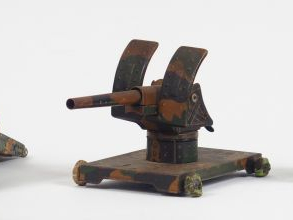 Lot de 3 canons jouets en état d'usage