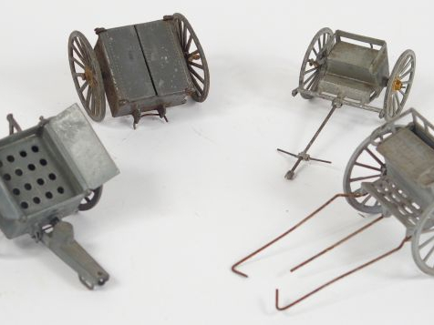 SR. Attelage et partie de train d'artillerie : 4 pièces