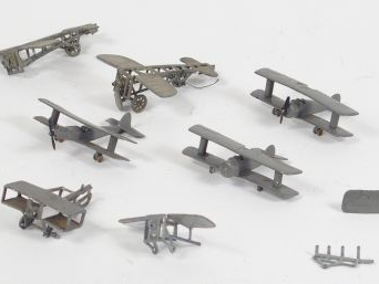 Lot d'avions militaires guerre 14-18 dont certains très accidentés : 7