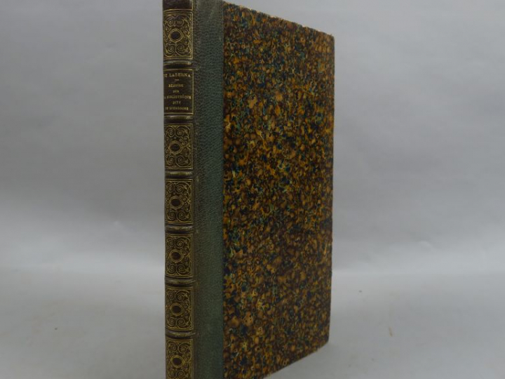 LASERNA SANTANDER (M. de). Mémoire historique sur la bibliothèque dite