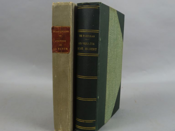 [Chasse]. FOUDRAS (Marquis de). Les Veillées de St-Hubert. Précédé d'u