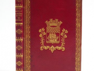 Vente aux enchères [CHAZET, René de]. Relation des fêtes données par la ville de Paris et