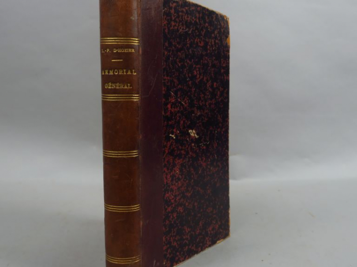 D’HOZIER (Louis-Pierre) et D’HOZIER DE SÉRIGNY. Armorial général des r