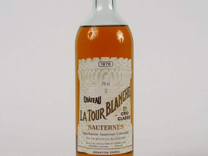 1 BOUTEILLE CHÂTEAU LA TOUR BLANCHE 1er CC SAUTERNES - 1978 - MEP/BEP