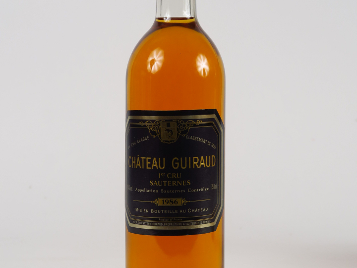 1 BOUTEILLE CHÂTEAU GUIRAUD 1er CC SAUTERNES - 1986