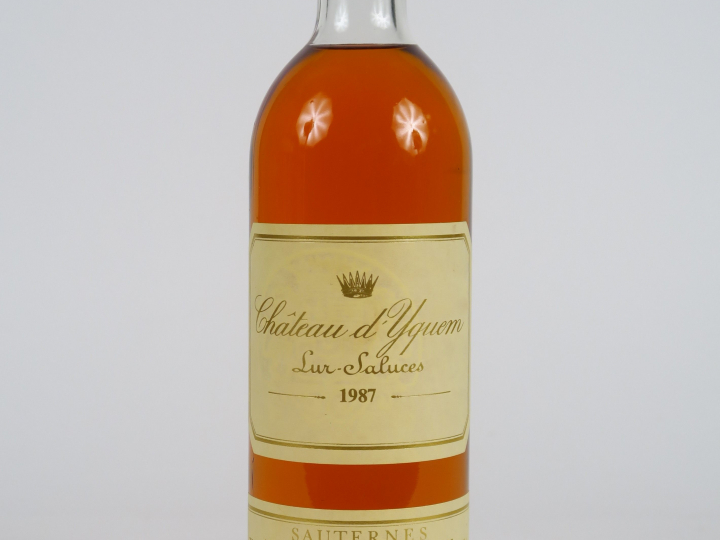 1 BOUTEILLE CHÂTEAU YQUEM 1er CCS SAUTERNES - 1987 - LB