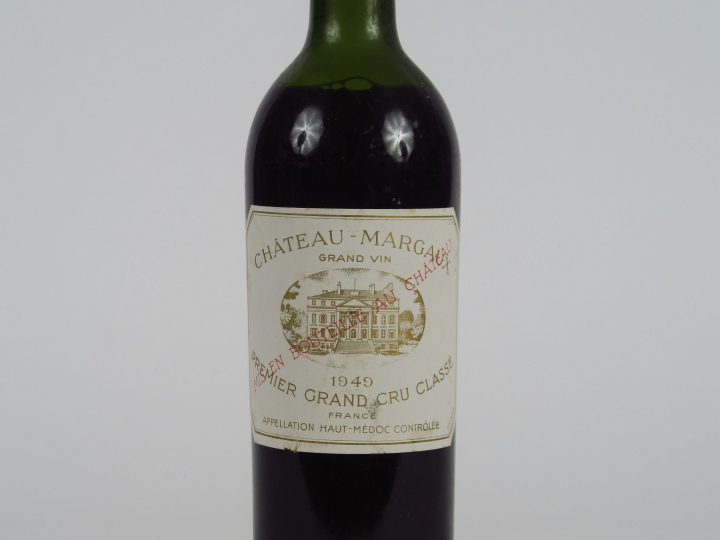 1 BOUTEILLE CHÂTEAU MARGAUX 1er GCC MARGAUX - 1949 - MEP/BEP