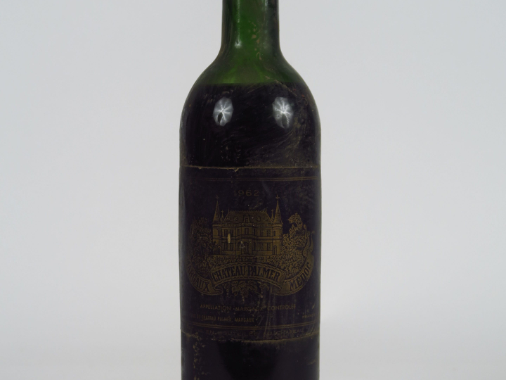 1 BOUTEILLE CHÂTEAU PALMER GCC MARGAUX - 1962 - MEP