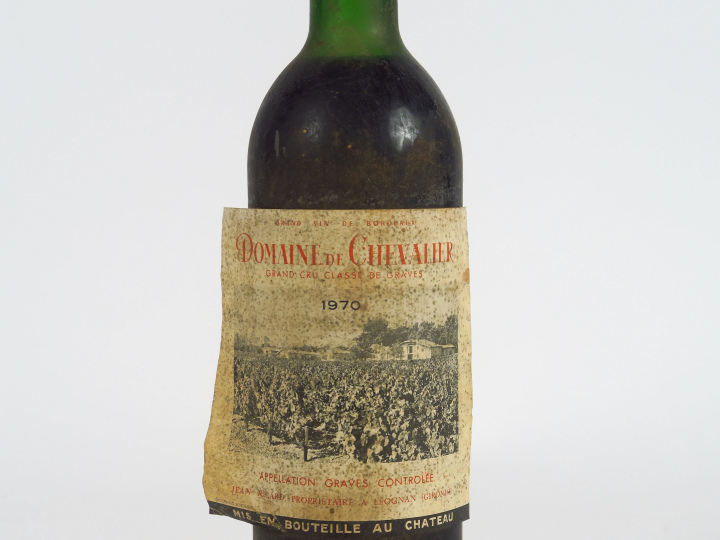 1 BOUTEILLE DOMAINE DE CHEVALIER GCC GRAVES - 1970 - HEP-/ET