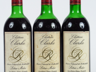Vente aux enchères 3 BOUTEILLES CHÂTEAU CLARKE LISTRAC MEDOC - 1979 - MEP