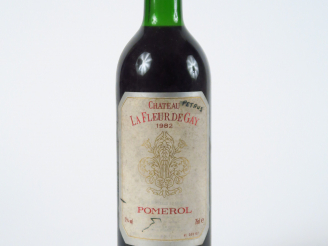 Vente aux enchères 1 BOUTEILLE CHÂTEAU LA FLEUR DE GAY POMEROL - 1982 - LB/ELF