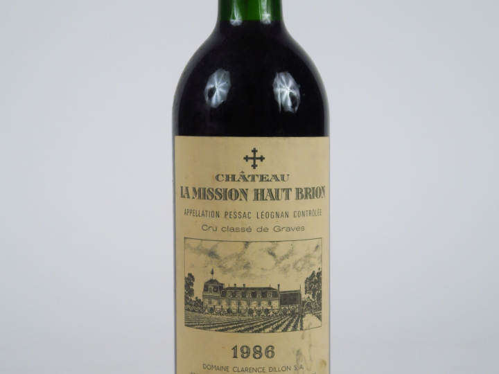 1 BOUTEILLE LA MISSION HAUT BRION CC GRAVES - 1986