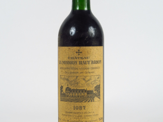 Vente aux enchères 1 BOUTEILLE CHÂTEAU LA MISSION HAUT BRION CC GRAVES - 1987 - BG/ET