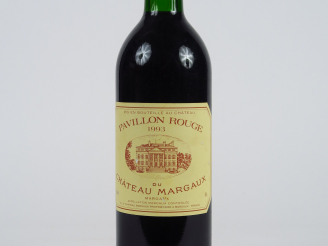 Vente aux enchères 1 BOUTEILLE CHATEAU PAVILLON ROUGE MARGAUX - 1993