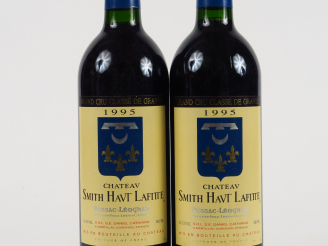 Vente aux enchères 2 BOUTEILLES CHÂTEAU SMITH HAUT LAFITTE GCC GRAVES - 1995