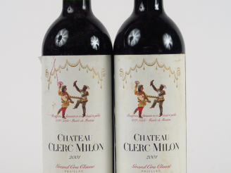 Vente aux enchères 2 BOUTEILLES CHÂTEAU CLERC MILON GCC PAUILLAC - 2001 - 1 ELD