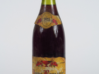 Vente aux enchères 1 BOUTEILLE VOSNE ROMANEE 'LES MALCONSORTS' CATHIARD MOLINIER - 1978 -