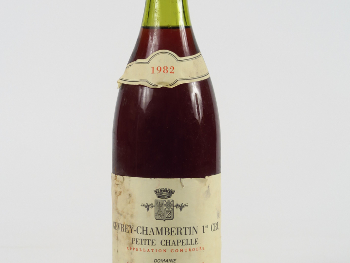 1 BOUTEILLE GEVREY CHAMBERTIN 'PETITE CHAPELLE' TRAPET - 1982
