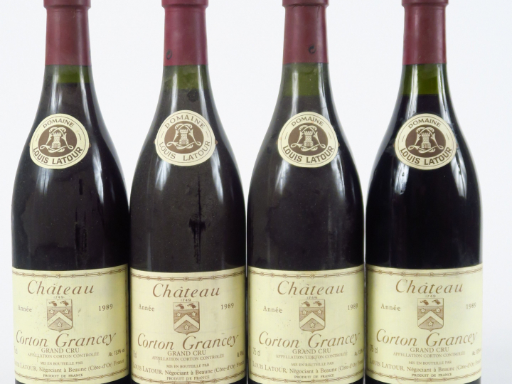 4 BOUTEILLES CHÂTEAU CORTON GRANCEY L. LATOUR - 1989