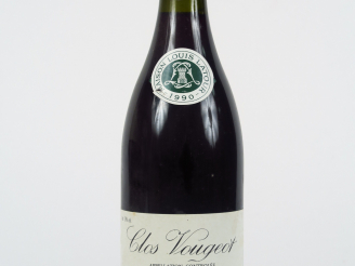 Vente aux enchères 1 BOUTEILLE CLOS VOUGEOT L. LATOUR - 1990 - 1 CM