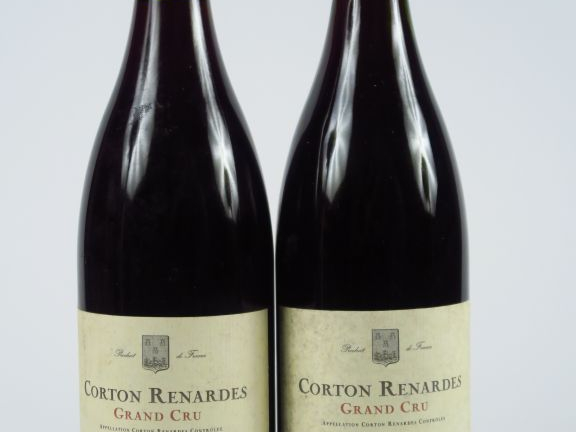 2 BOUTEILLES CORTON RENARDES GC J.M. GAUNOUX - 1996