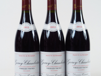 Vente aux enchères 3 BOUTEILLES GEVREY CHAMBERTIN V.V. DOMAINE TORTOCHOT - 2012