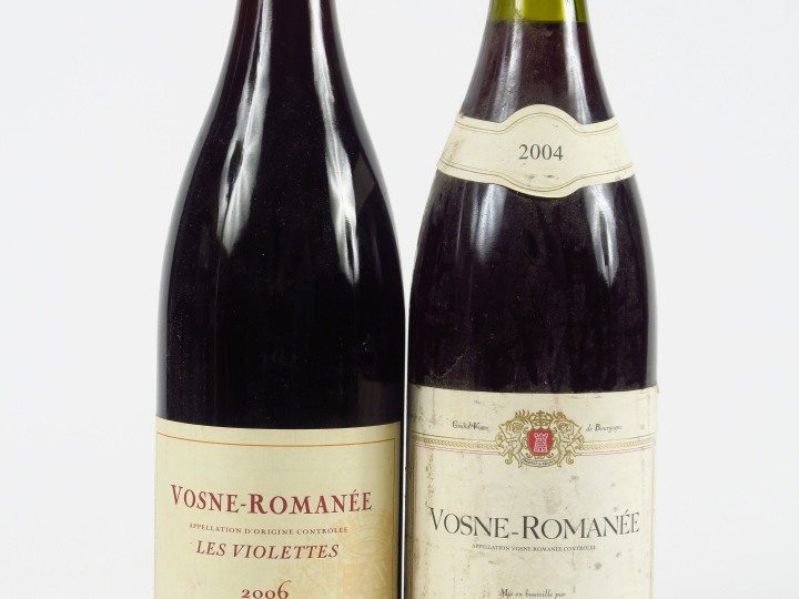 2 BOUTEILLES :1 VOSNE ROMANEE 'LES VIOLETTES' CLERGET 2006 - 1 VOSNE R