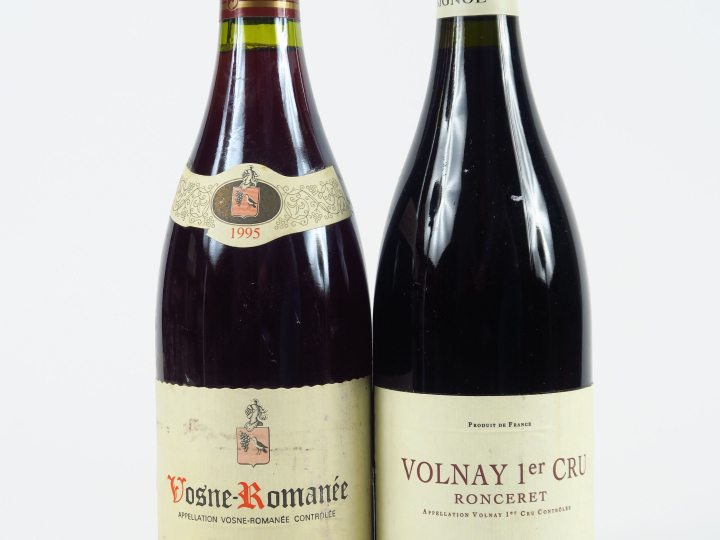 2 BOUTEILLES : 1 VOSNE ROMANEE GRIVELET 1995 ELD - 1 VOSNE ROMANEE 1er