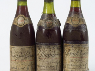 Vente aux enchères 3 BOUTEILLES PIAT PÈRE   FILS : 1 GEVREY CHAMBERTIN SELECTION 2 CM - 1