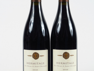Vente aux enchères 2 BOUTEILLES HERMITAGE 'LES CHIRATS DE ST CHRISTOPHE' LES VINS DE VIEN
