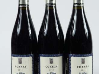 Vente aux enchères 3 BOUTEILLES CORNAS 'LE VILLAGE' Y. CUILLERON - 2011