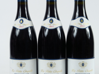 Vente aux enchères 3 BOUTEILLES HERMITAGE 'LA PETITE CHAPELLE' PAUL JABOULET AINE - 2011