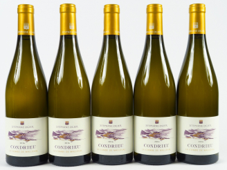 Vente aux enchères 5 BOUTEILLES CONDRIEU 'LA COMBE DE MALLEVAL' S. OGIER - 2016 - CBO