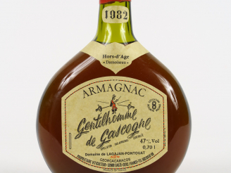 Vente aux enchères 1 BOUTEILLE ARMAGNAC GENTILHOMME DE GASCOGNE 'HORS D'AGE' DAMOISEAU DO