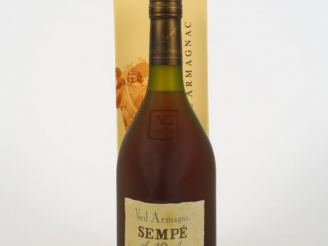 Vente aux enchères 1 BOUTEILLE VIEIL ARMAGNAC SEMPE '10 ANS' - COFFRET