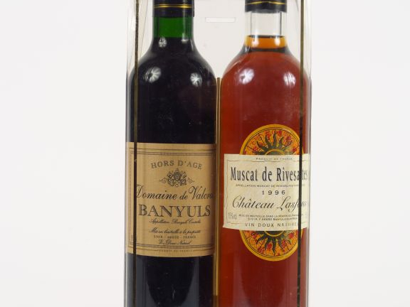 2 BOUTEILLES (50 cl) : 1 BANYULS DOMAINE DE VALCROS 'HORS D'AGE' - 1 M