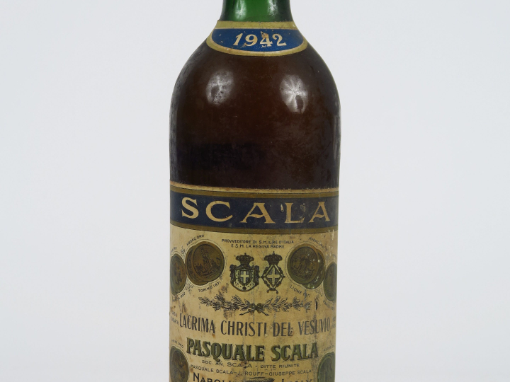 1 BOUTEILLE LACRIMA CHRISTI DEL VESUVIO PASQUALE SCALE - 1942