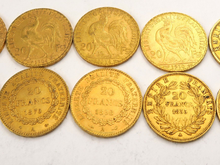 10 pièces de 20 francs or
