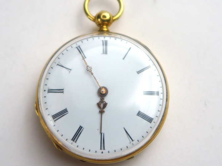 Montre de col en or. Poids tel : 30 g